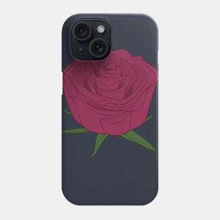 A Pink Rose Phone Case