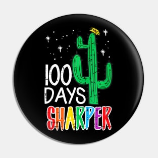 100 Days Cactus 100th Day Of School Teacher Kids Pin