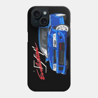 Mitsubishi Lancer Evolution 6 TME Blue Phone Case