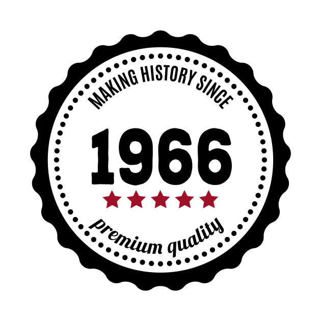 Making history since 1966 badge by JJFarquitectos