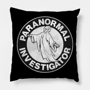 Paranormal Investigator Ghost Hunter Pillow