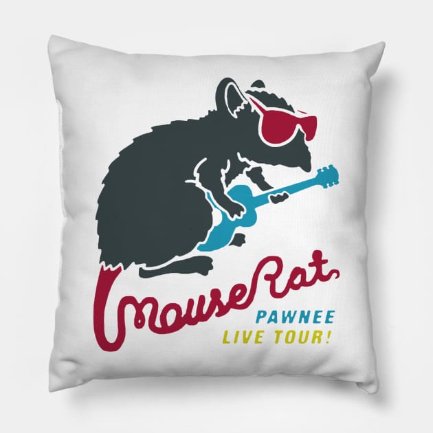 Rock mouse Rat Pillow by sebastianlengo