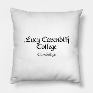 Cambridge Lucy Cavendish College Medieval University Pillow