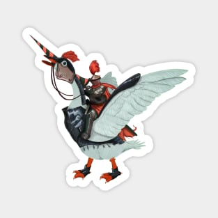 goose knight Magnet