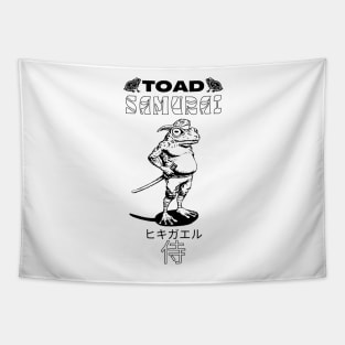 Toad Samurai Illustration Tapestry