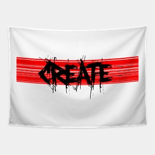 Create (Red) Tapestry