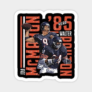 Jim Mcmahon Walter Payton Chicago Duo Magnet