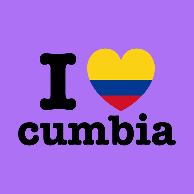 I heart cumbia - Orgullo de Colombia by verde