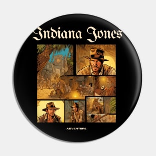 Indiana Jones victor illustration designe Pin