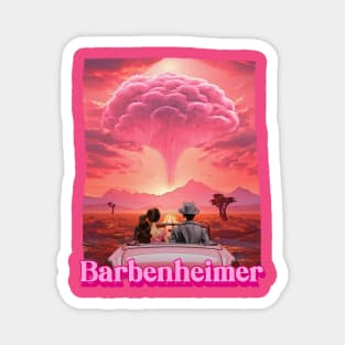 Barbie Oppenheimer Barbenheimer Funny Movie Magnet