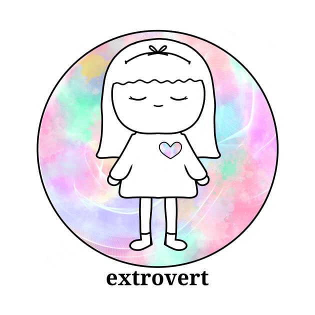 Extrovert Girl by moonlitdoodl