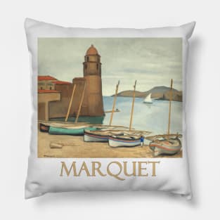 Le Phare de Collioure by Albert Marquet Pillow