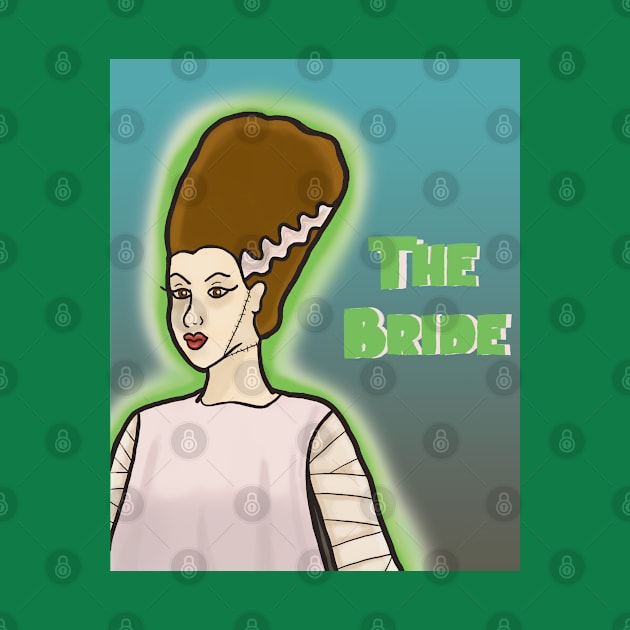 The Bride of Frankenstein by tesiamarieart