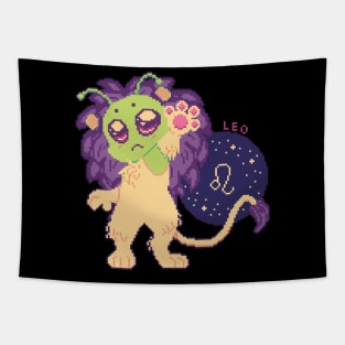 Leo - Zodiac Alien Tapestry