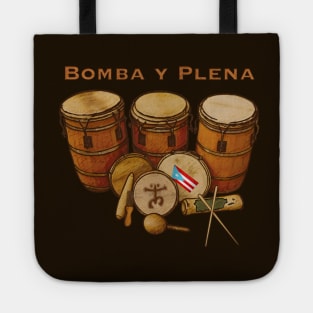 Puerto Rico Bomba y Plena Boricua Tote