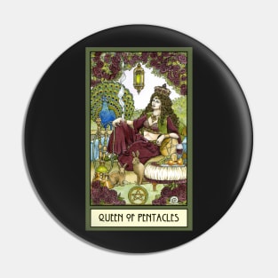 Queen of Pentacles, Card Pin