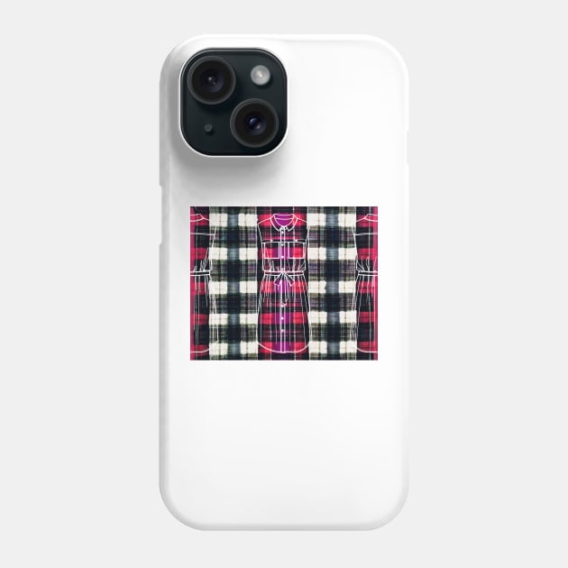 Pop [AI] art technical flat No. 2 Phone Case by nikolaeftimov