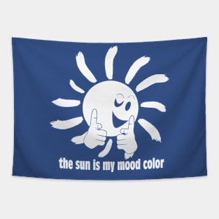 The sun is my mood color Tapestry