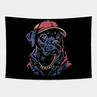 Dog Rapper Tapestry