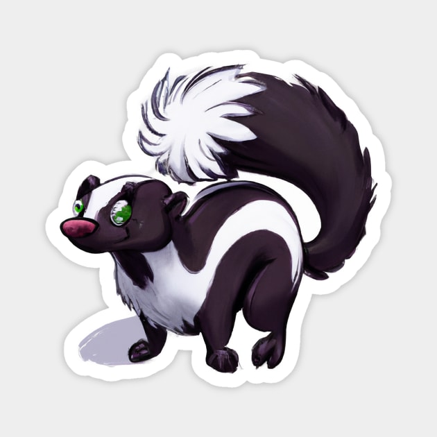 draw cute skunks