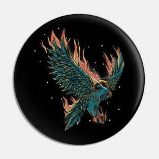 Fire Bird T-Shirt Pin