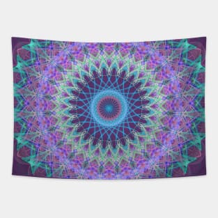 Fractal Mandala Tapestry