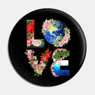 Earth Day Planet Anniversary Earth Day Everyday women men Pin