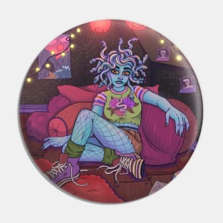 Chill Medusa Pin