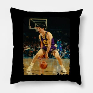 John Stockton - Vintage Design Of Basketball Pillow