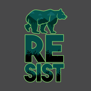 RESIST Bear T-Shirt T-Shirt