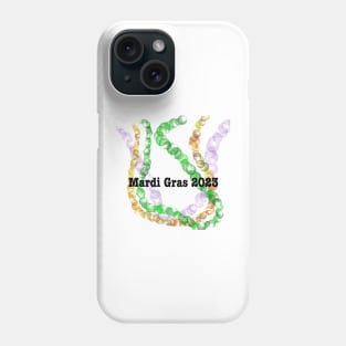 Abstract Mardi Gras beads Phone Case