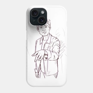 Justin Min / Ben Hargreeves Line Art Phone Case