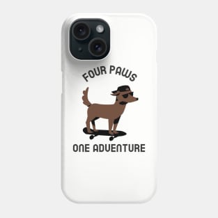 Four Paws One Adventure Dog Hiking Phone Case