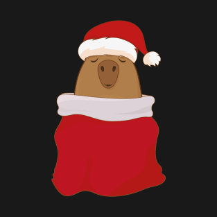 Capybara in Santa's bag T-Shirt