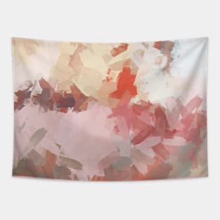 Maroon Emotion Abstract Painting Tapestry