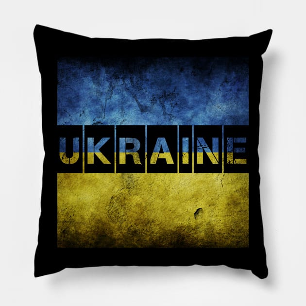 UKRAINE Save Mariupol! Save Azovstal! Support Ukraine! Pillow by TigrArt