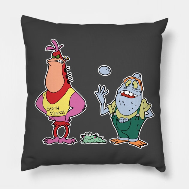 Beef and The Bonk Bunch Pillow by RobotGhost