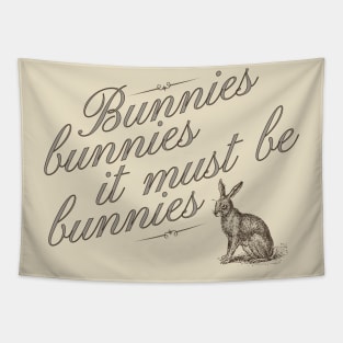 Bunnies. bunnies it must be bunnies! Tapestry