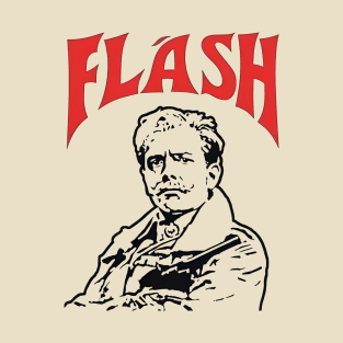 Lord Flashheart Flash Spoof Ringer T-Shirt