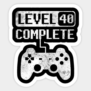 40th Birthday Funny Sayings Aufkleber Teepublic De