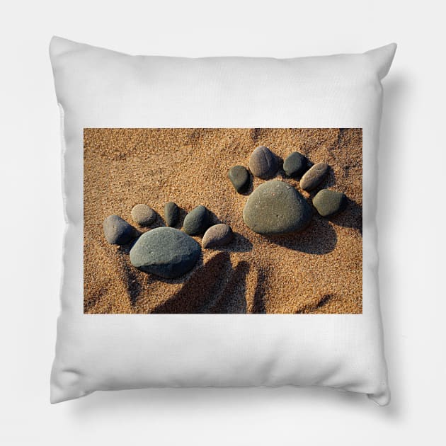 Artistic feet Pillow by ikshvaku