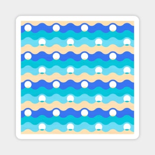 Ocean Pearls Pattern - Shore Magnet