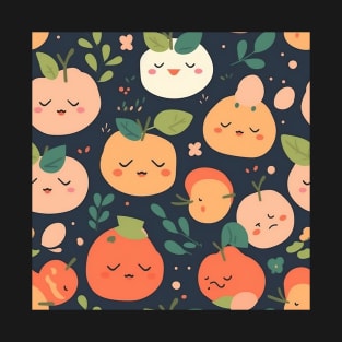 Sleepy Cute Peaches T-Shirt