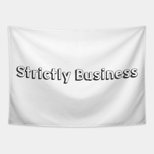 Strictly Business // Typography Design Tapestry