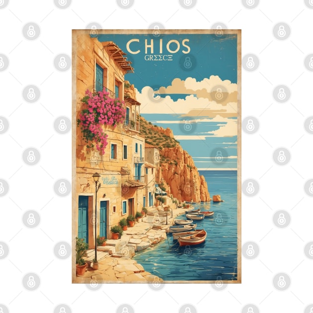 Chios Greece Vintage Tourism Travel by TravelersGems