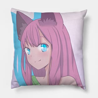 Pastel Neko Pillow