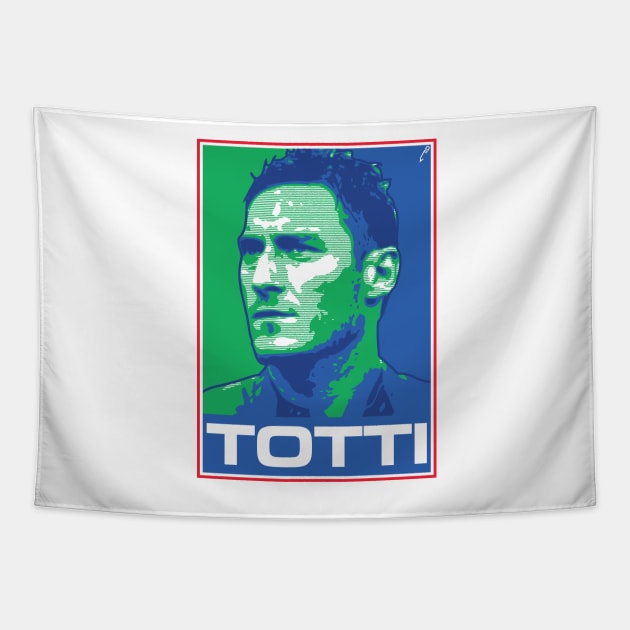 Totti - ITALY Tapestry by DAFTFISH