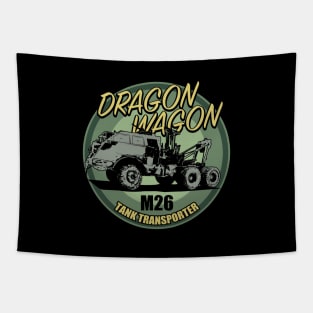 M26 Tank Transporter - Dragon Wagon Tapestry