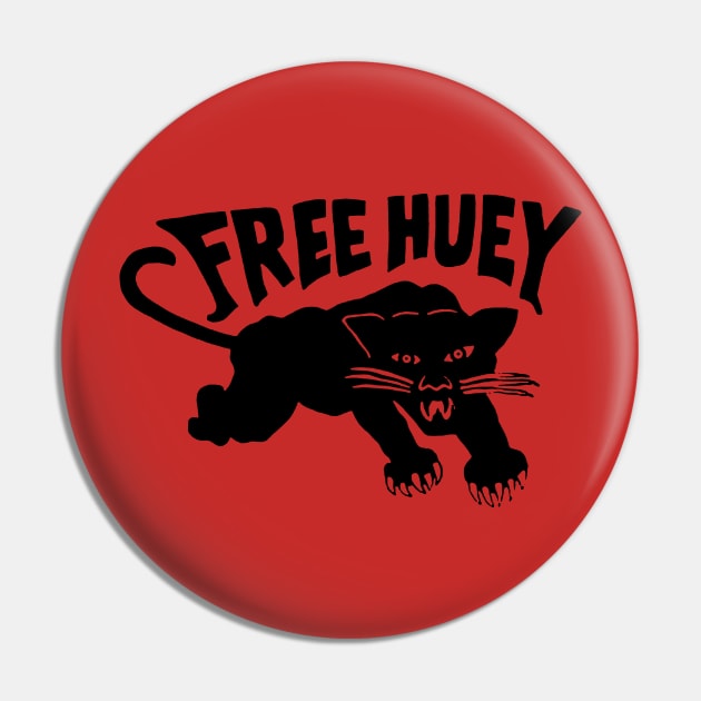 FREE HUEY Pin by impacteesstreetwear