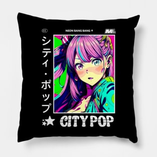 City Pop #3 Pillow